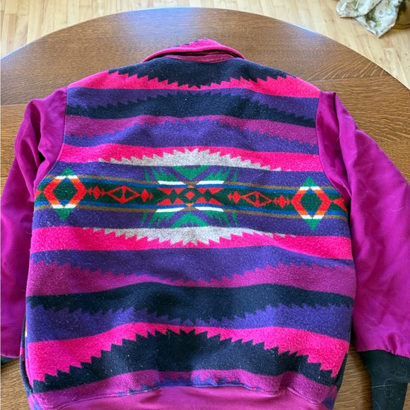 Pendleton Multicolor Geometric Wool Jacket - Picture 3 of 3